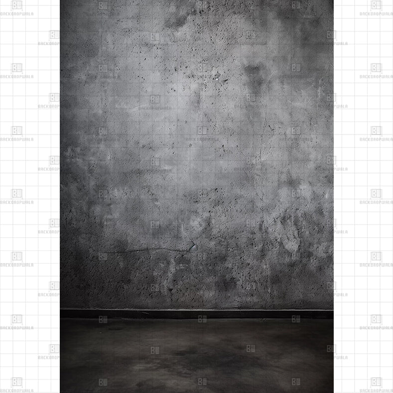 Grey Grunge Printed Product Backdrop