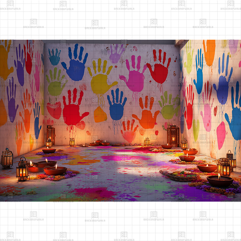 A Spectrum of Joy Printed Backdrop