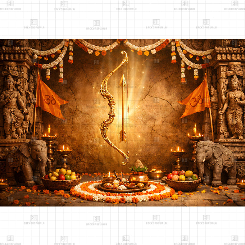 Dawn at the Dharma Printed Backdrop