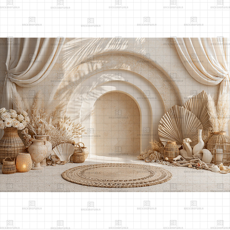 Balloon Bliss Printed Baby Backdrop