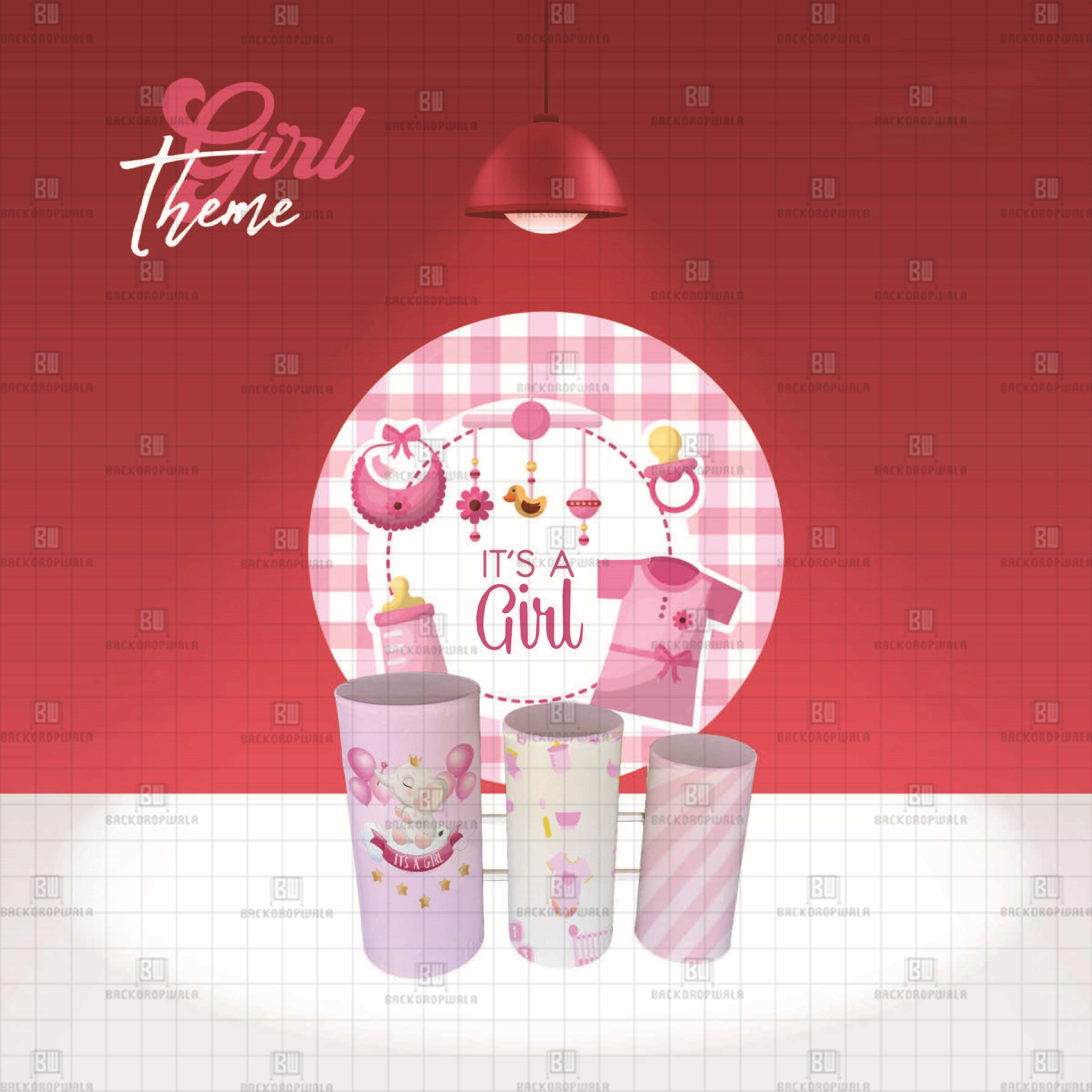 Girl Theme Event Ring & Drum Cover Set
