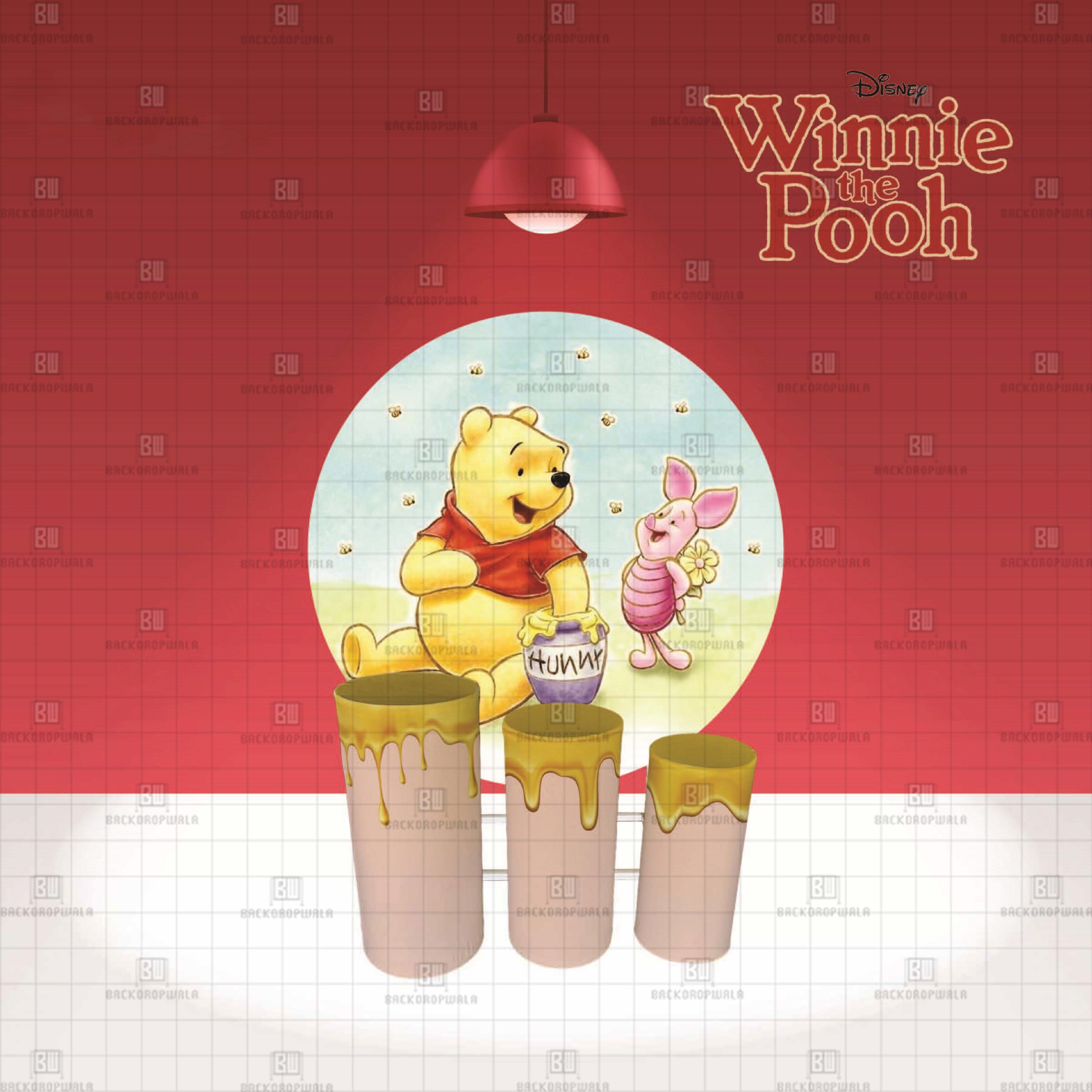Disney Winnie the Pooh Theme Event Ring & Drum Cover Set