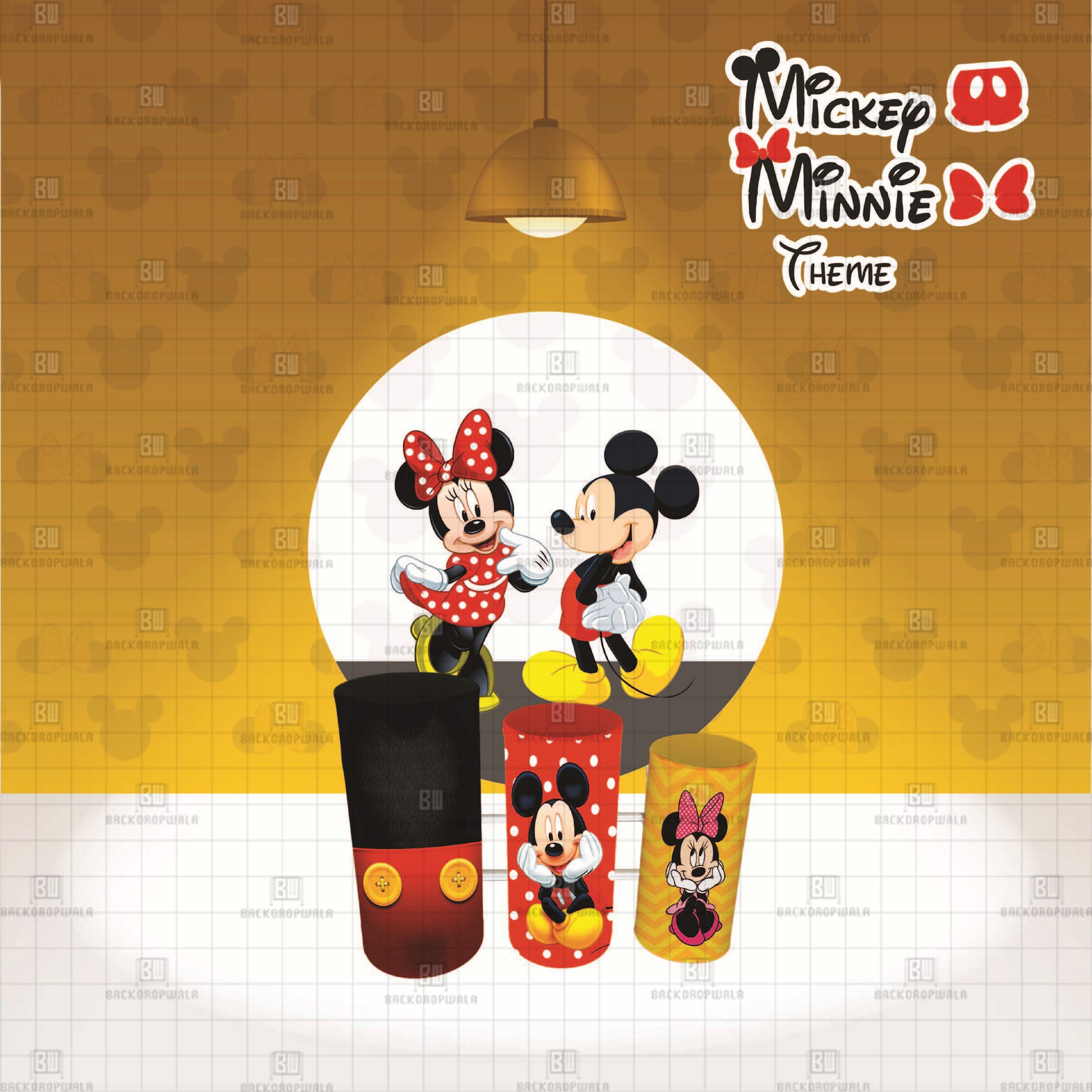 Mickey & Minnie Theme Event Ring & Drum Cover Set