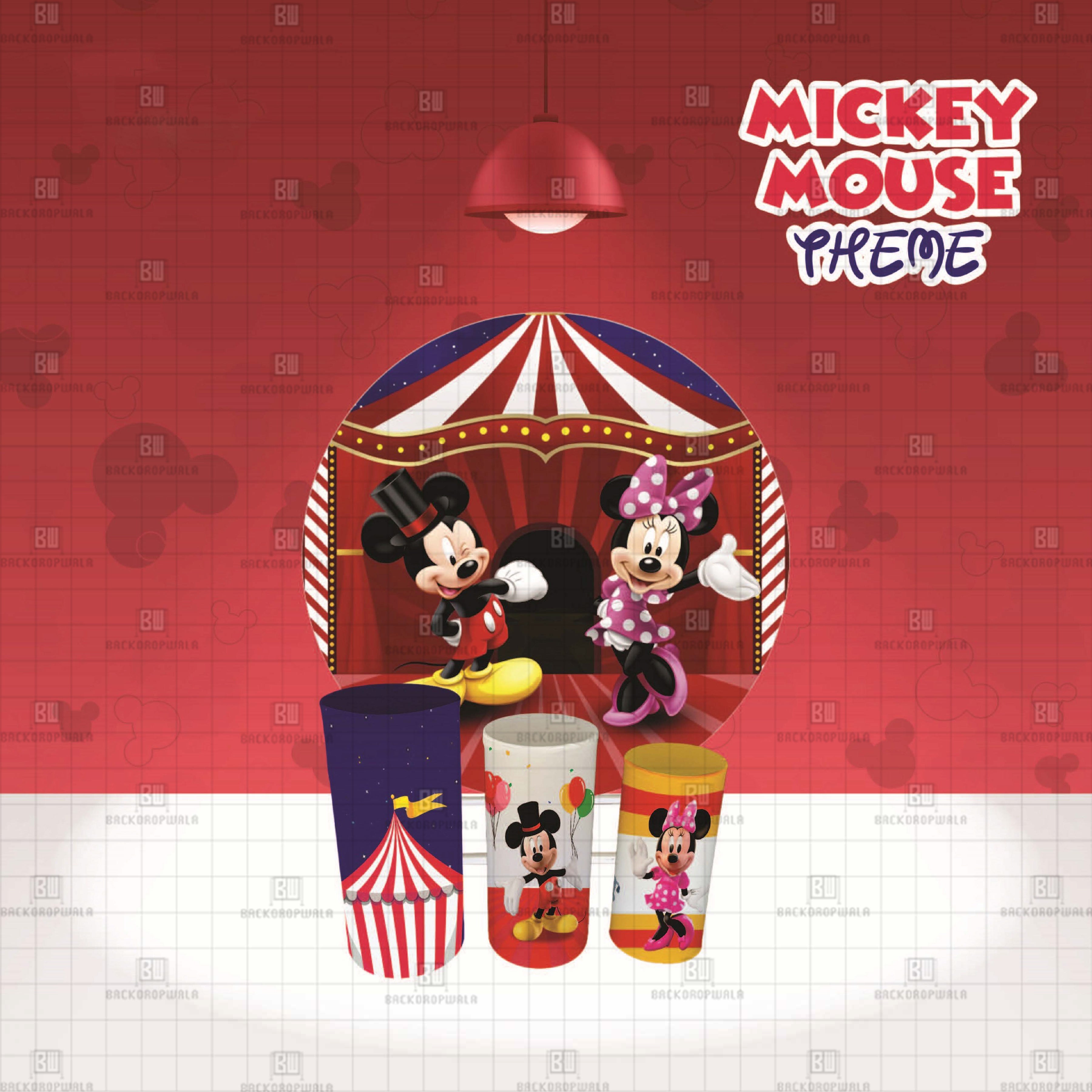 Mickey Mouse Theme Event Ring & Drum Cover Set