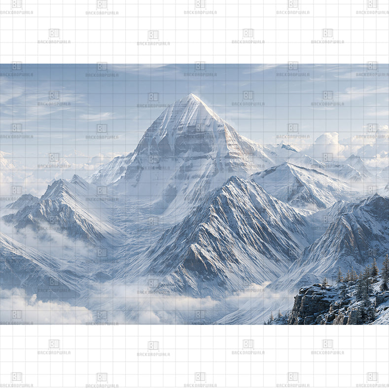 HIMALAYA IN SHRAVN MASS THEME BACKDROP