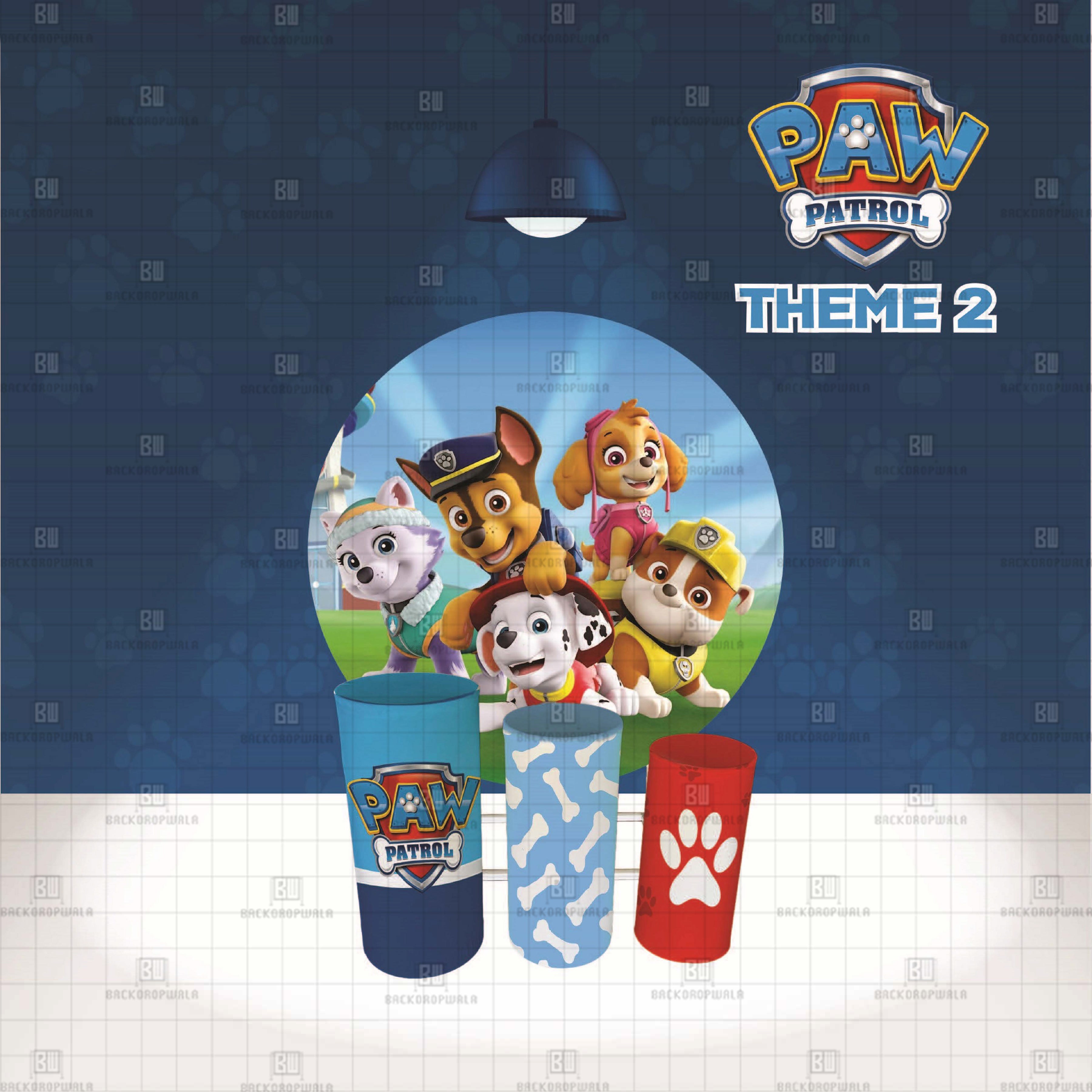 Paw Patrol Theme 2 Event Ring & Drum Cover Set