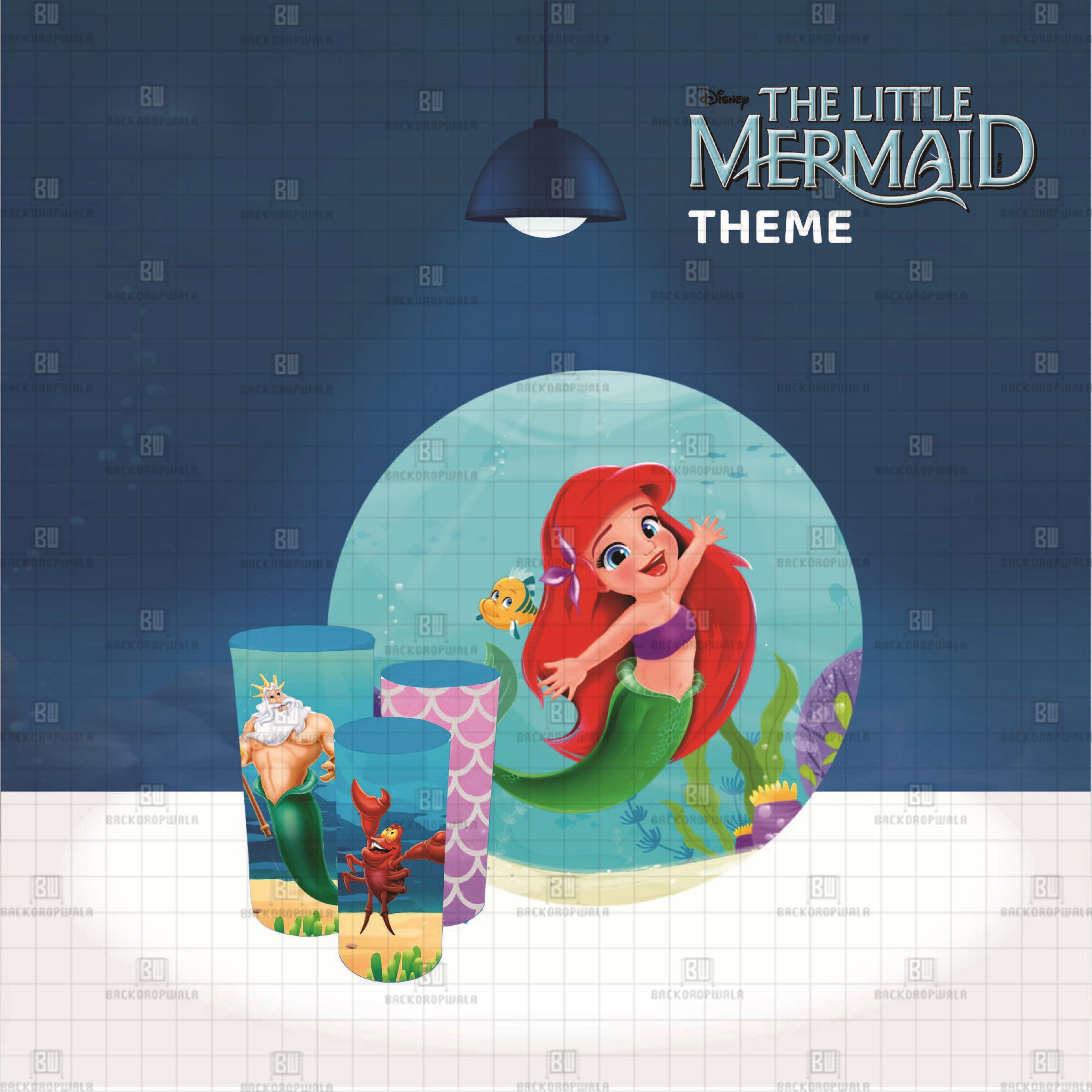 The Little Mermaid Theme Event Ring & Drum Cover Set