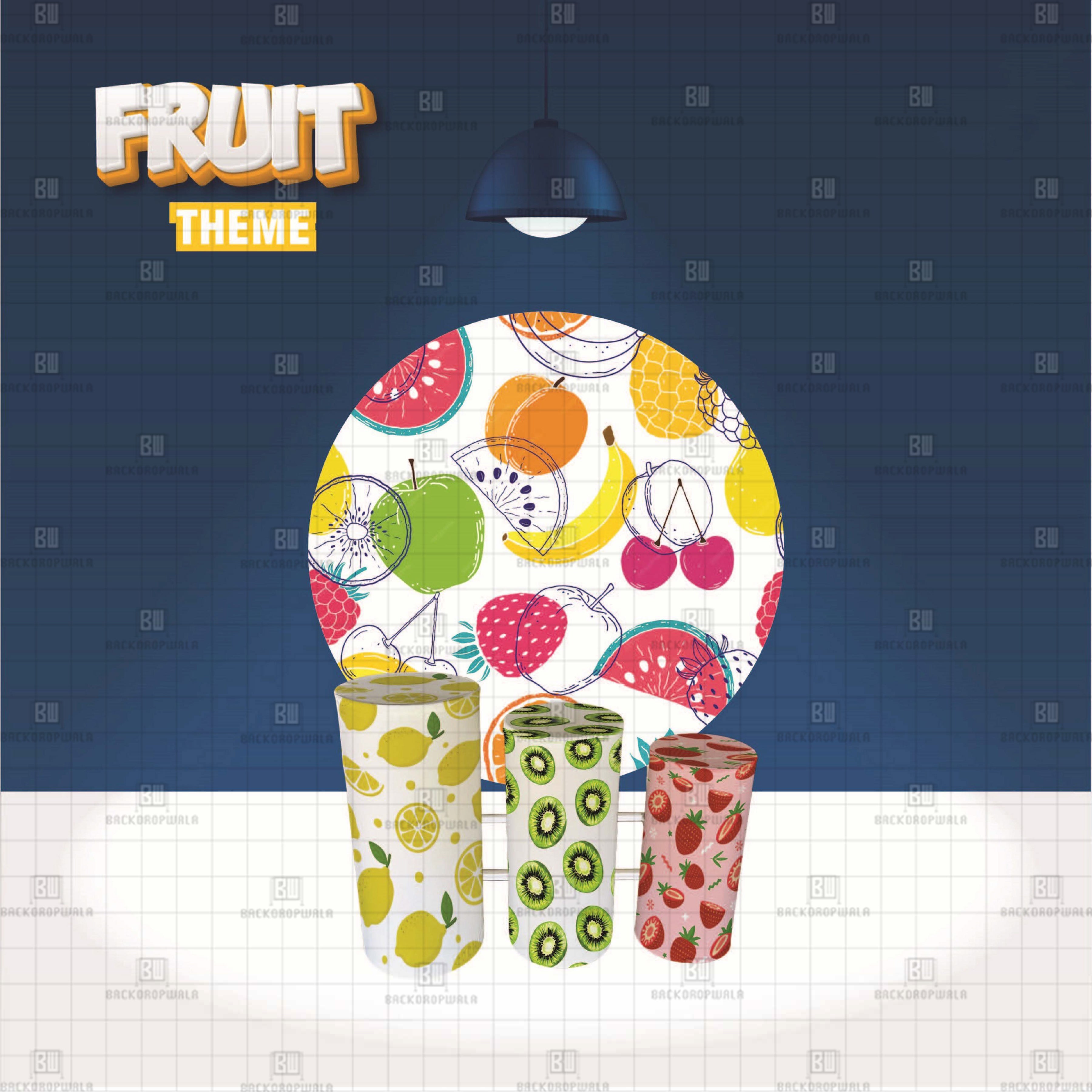 Fruit Theme Event Ring & Drum Cover Set