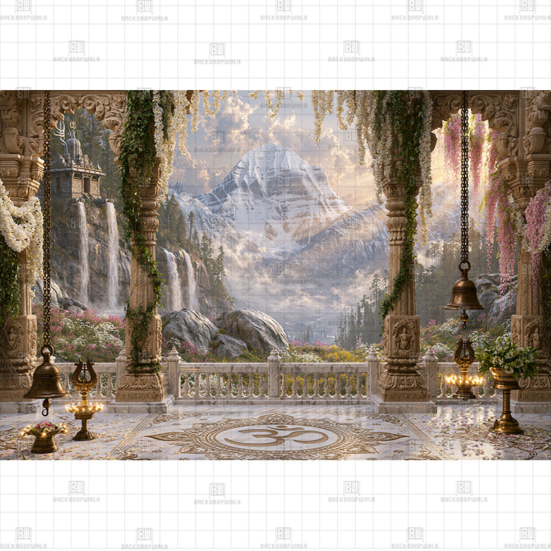 Kailash Valley View Printed Baby Backdrop