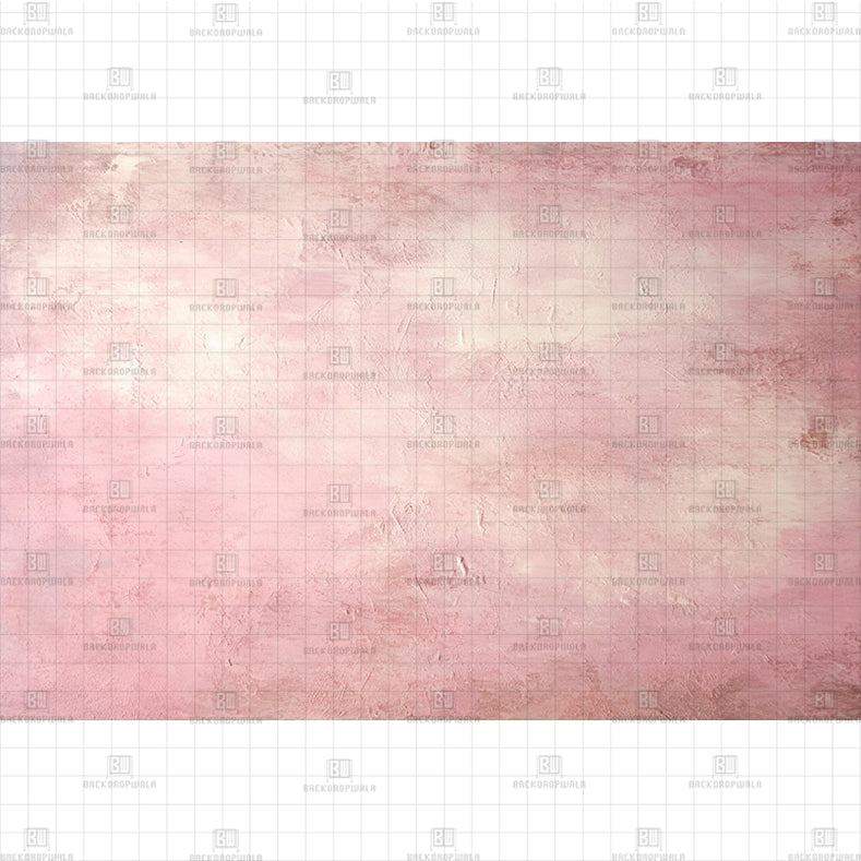 Pink Grunge Printed Baby Backdrop