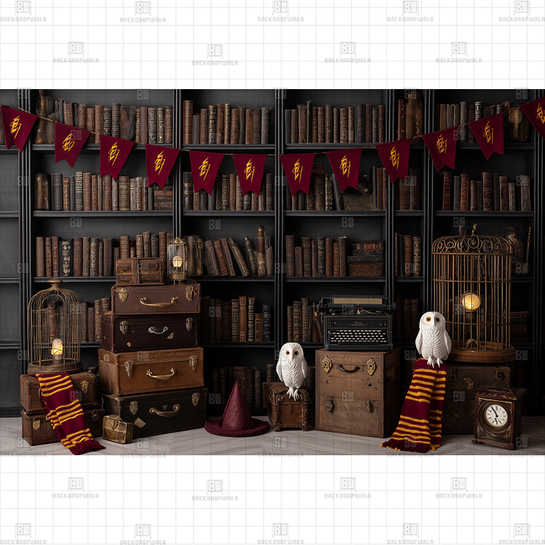 Harry Potter Owls Printed Baby Backdrop