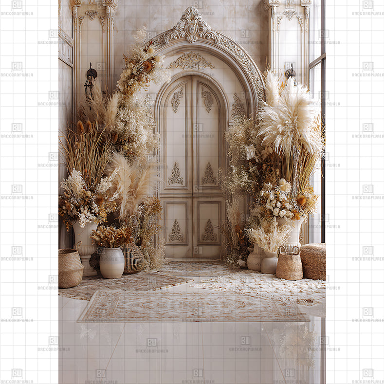 Vintage Bohemian Haven Backdrop Printed Maternity Backdrop