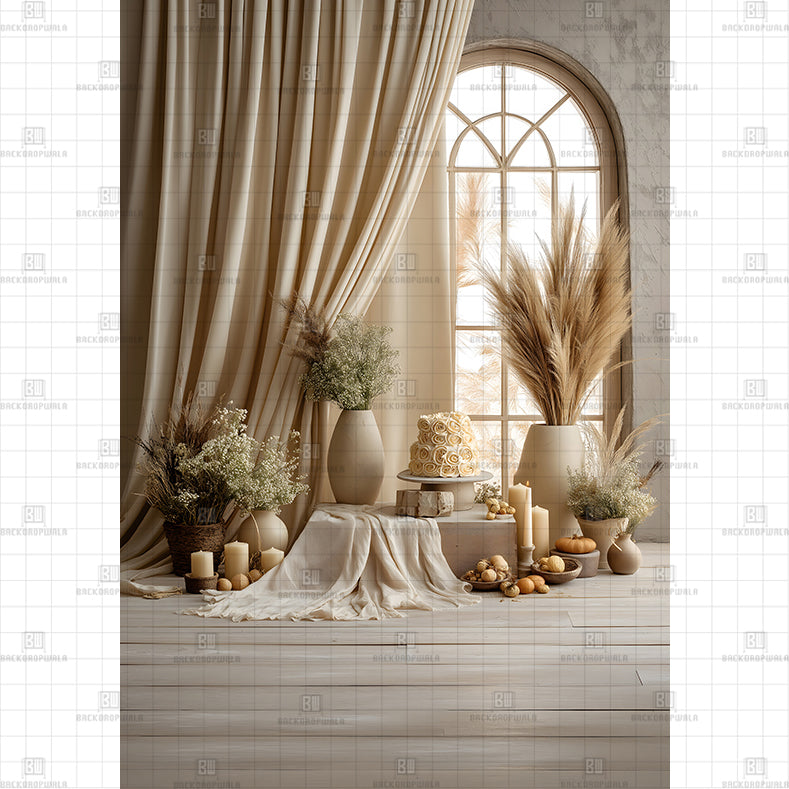 The Warm Minimalist Collection Printed Maternity Backdrop