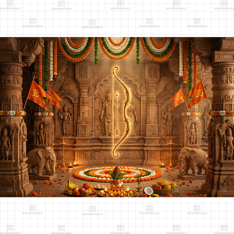 The Divine Aim Printed Backdrop