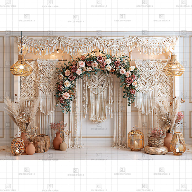 Oreamcatcher Bliss Printed Baby Backdrop