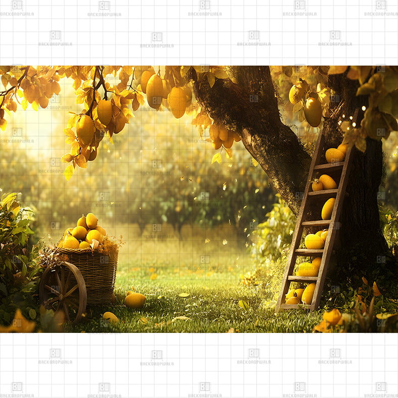 Golden Mangoo Sanctuary Printed Baby Backdrop
