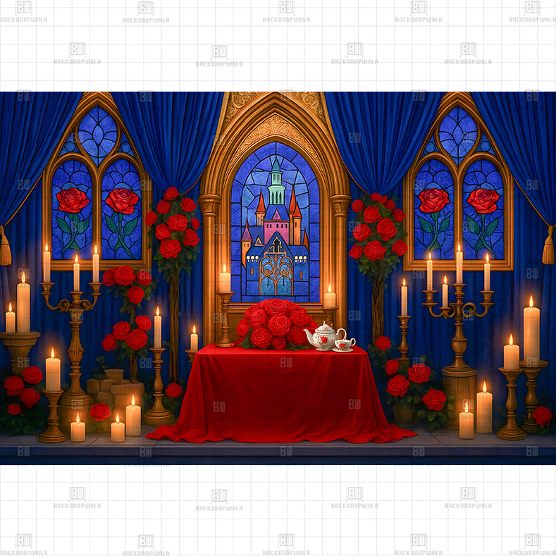 Ballroom Scene Printed Baby Backdrop