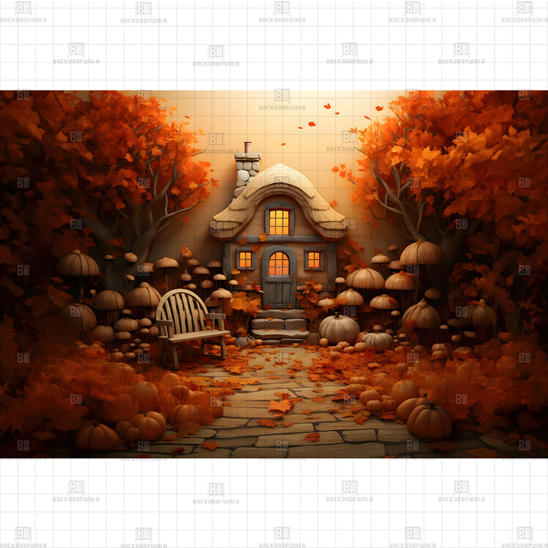 Autum Lane Printed Baby Backdrop