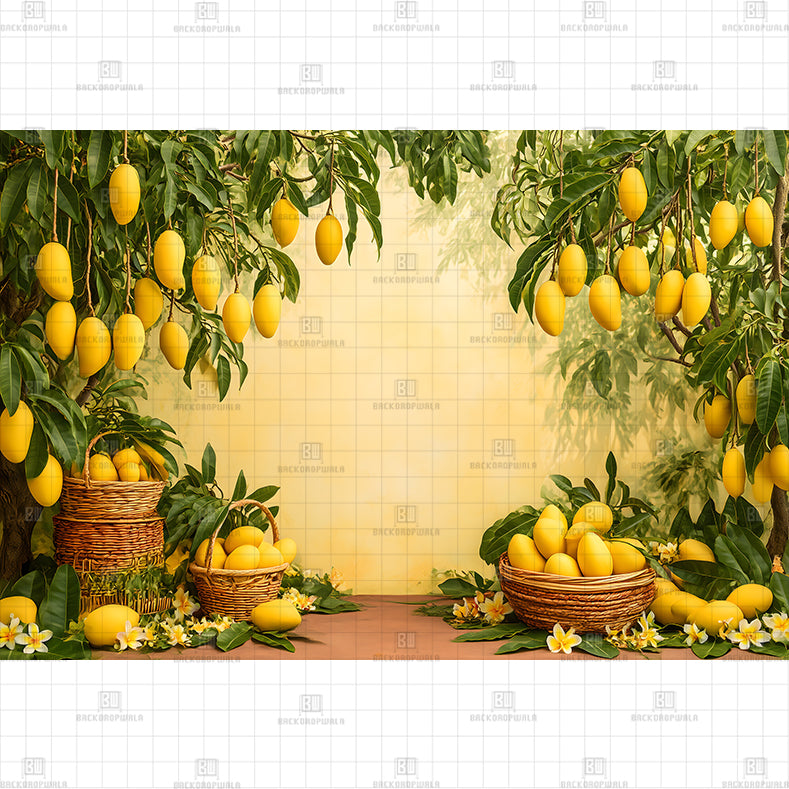 Marigold & Mango Gala Printed Baby Backdrop