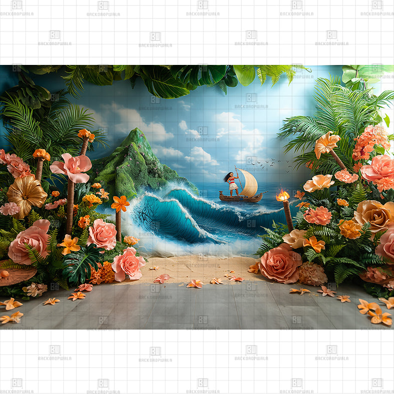 Wayfinder Voyage Printed Baby Backdrop