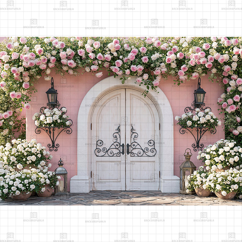 Enchanted Garden Path Printed Baby Backdrop