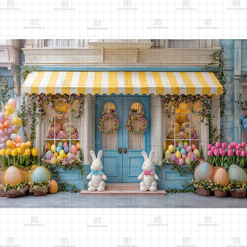 Sage Garden Easter Printed Baby Backdrop