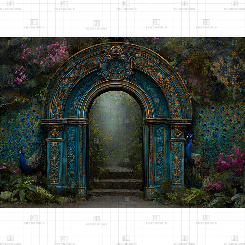 Mystical Garden Arch PRINTED BACKDROP