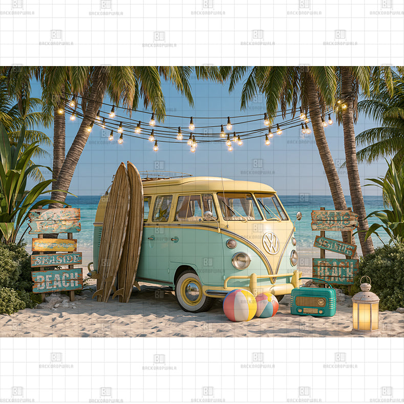 Island Escape Printed Baby Backdrop