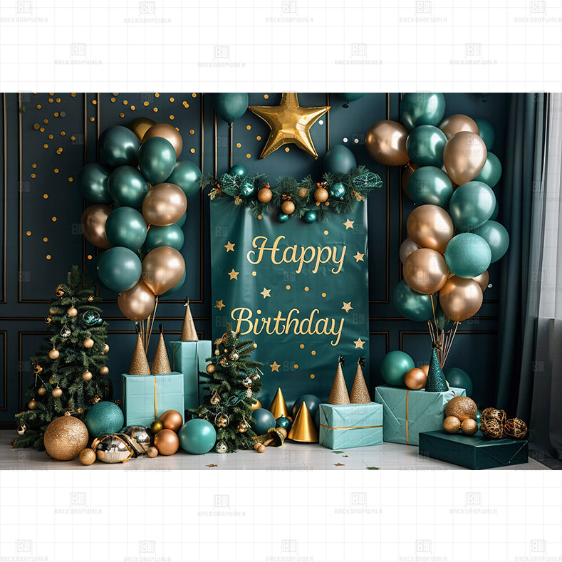 Gilden Gala Birthday Printed Baby Backdrop