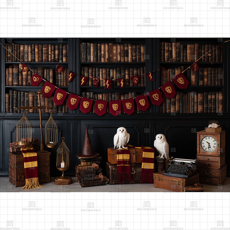 Once Upon A Time Book Printed Baby Backdrop