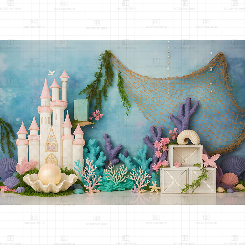 Pearl Palace printed Baby Backdrop