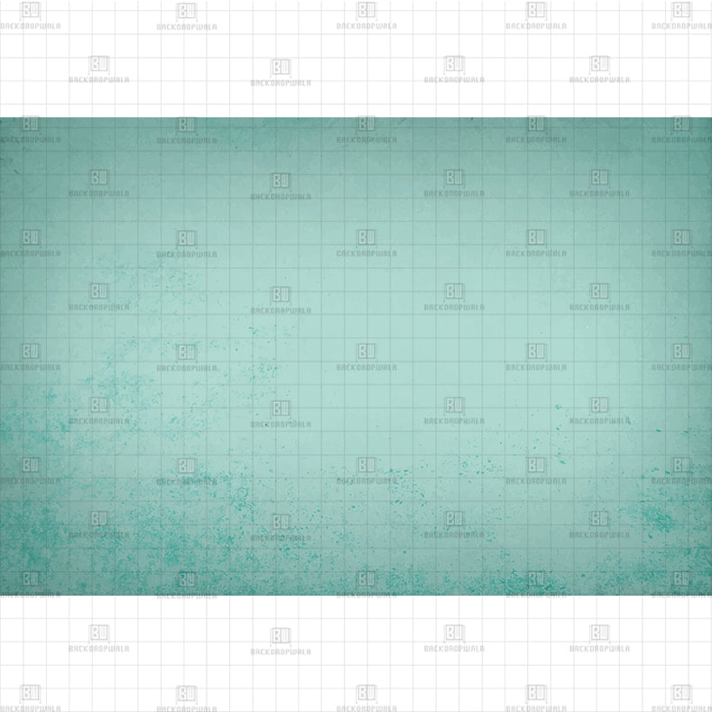 Mint Turquoise Printed Baby Backdrop