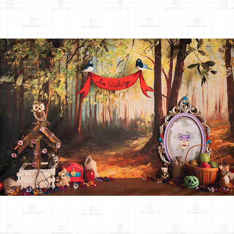 Wishing woods Printed Baby Backdrop