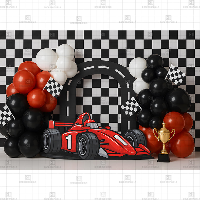 Need For Speed Printed Baby Backdrop
