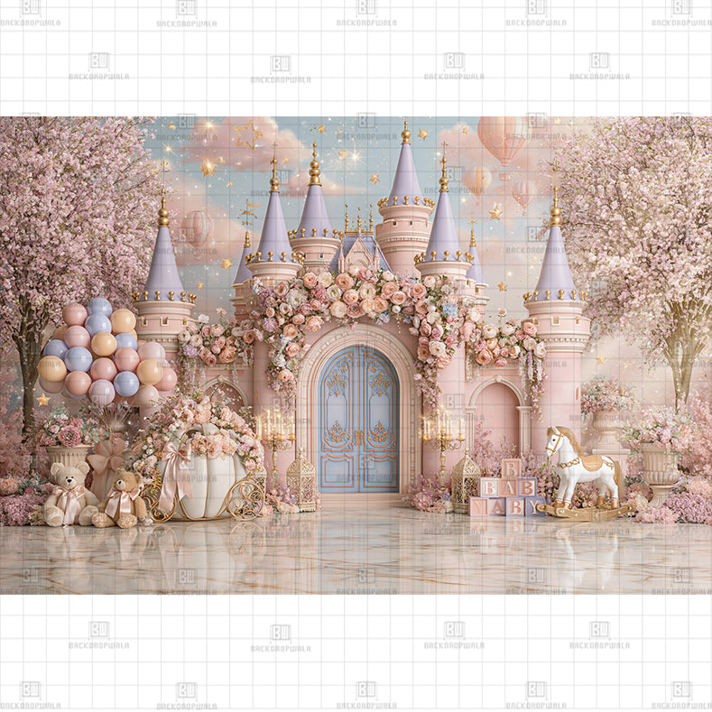Rustic Fantasy Printed Baby Backdrop