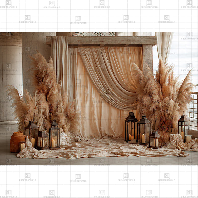 Garden Portal Printed Baby Backdrop