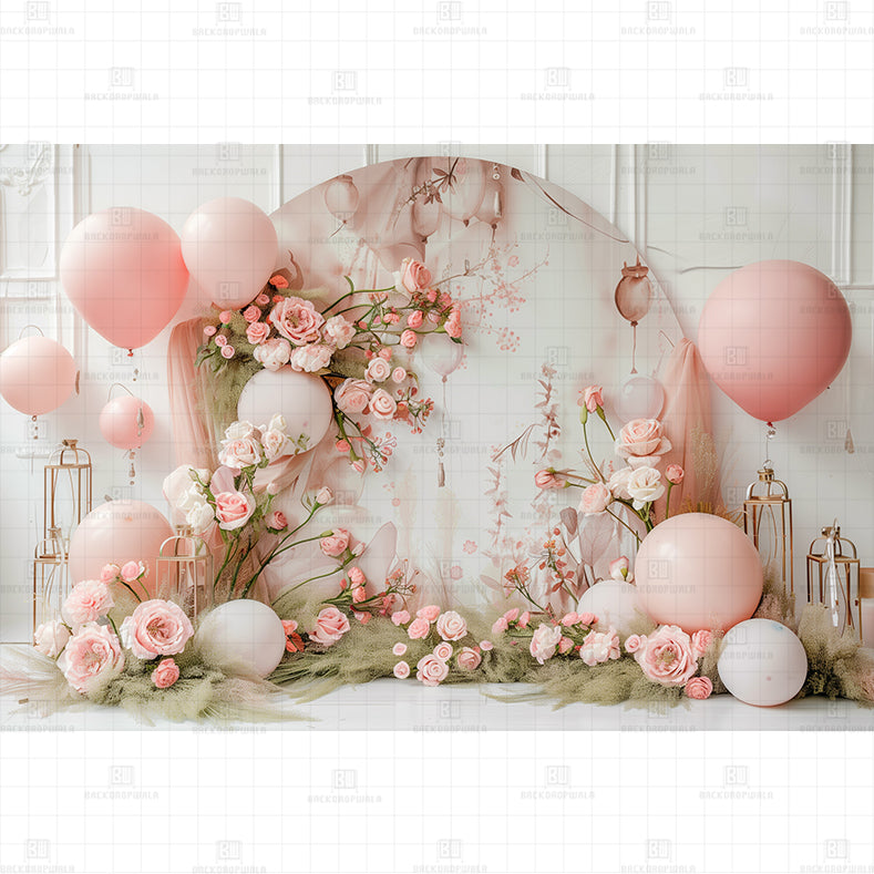 Simple Sweet Birthday Printed Baby Backdrop