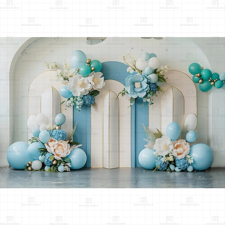 Dreamy Decor Birthday Printed Baby Backdrop