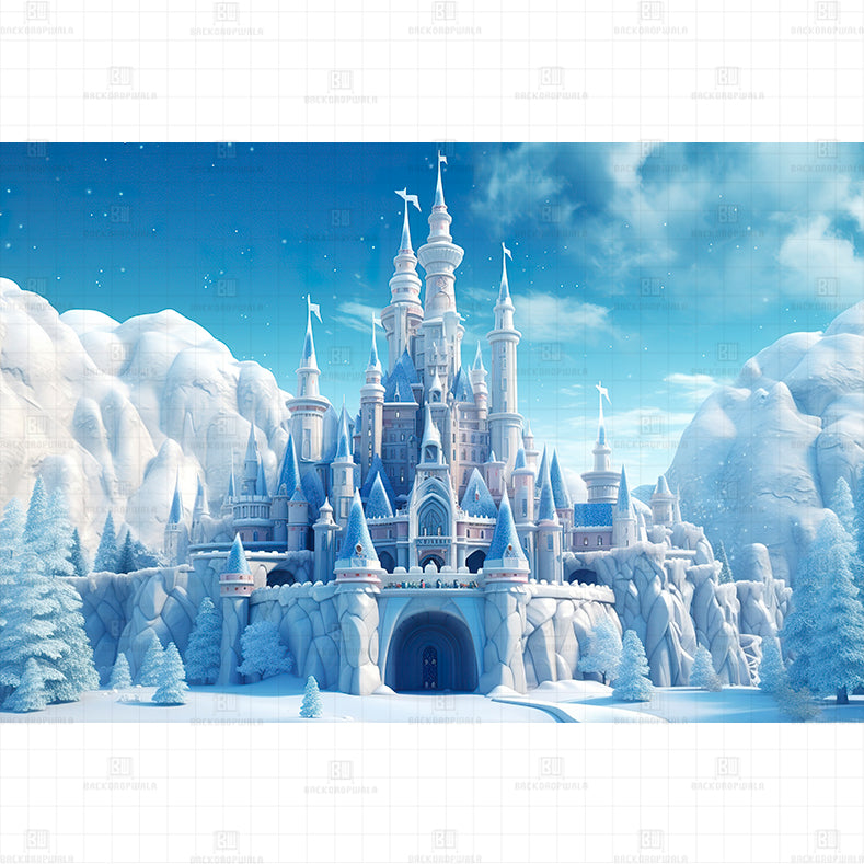 Winter Palace Printed Baby Backdrop