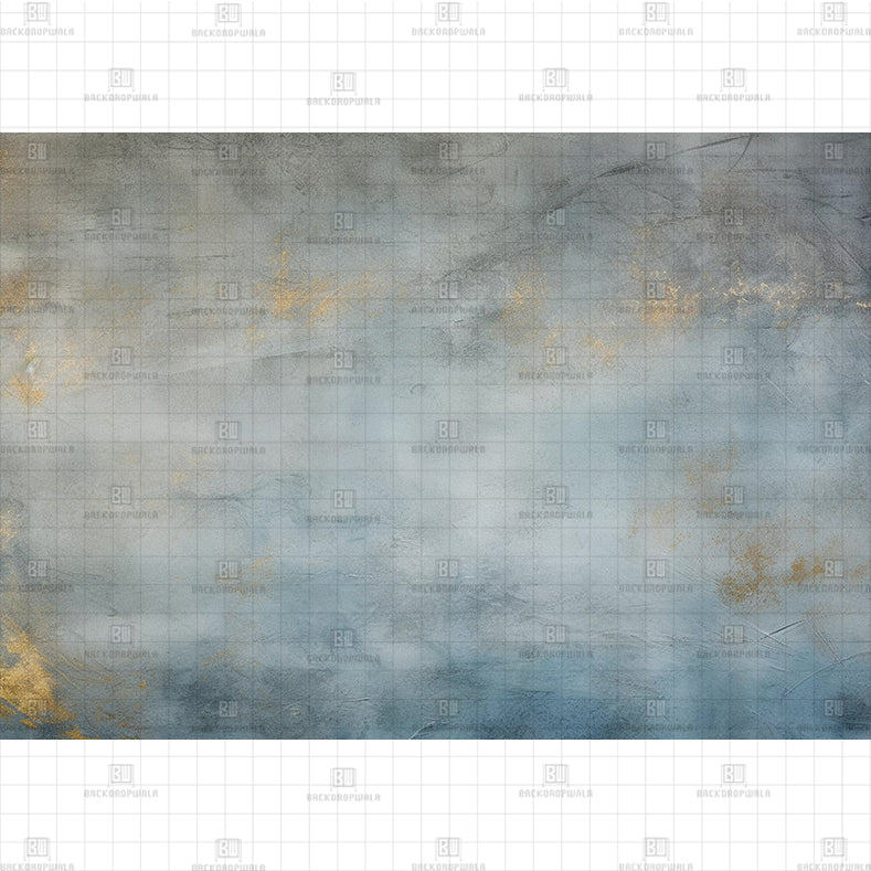 Misty GREY Aura Backdrop Printed Born Baby Backdrop