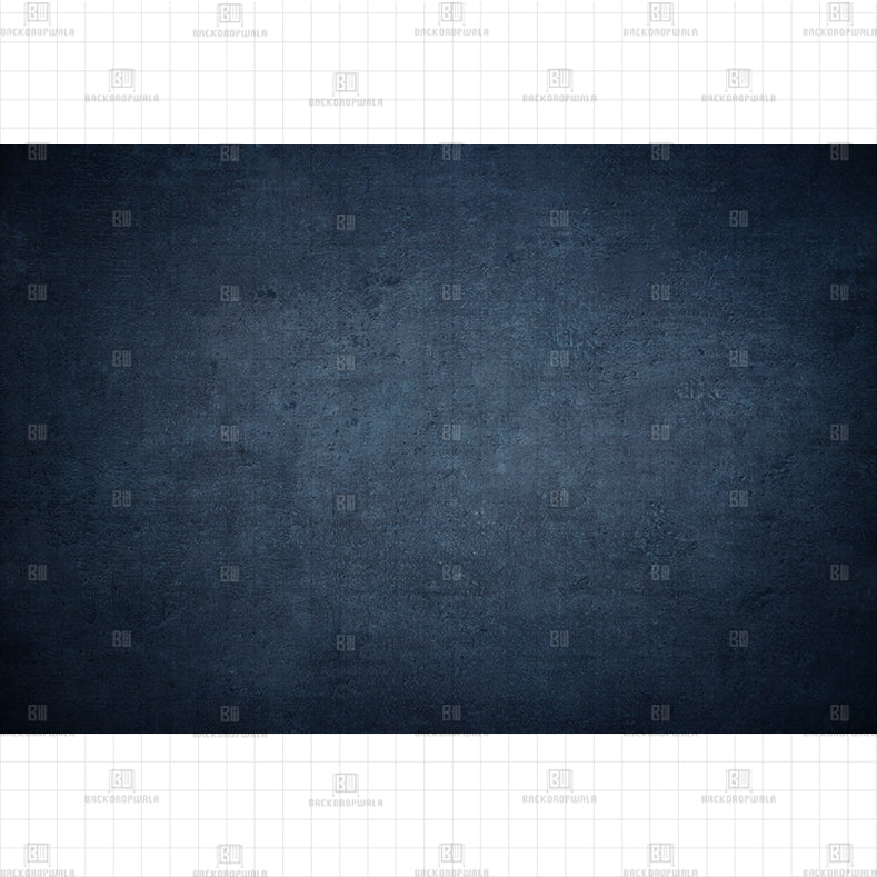 Navy Blue Printed Baby Backdrop