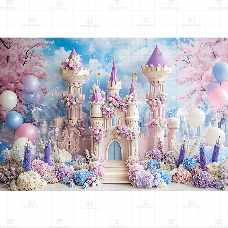 Floral Kingdom Printed Baby Backdrop