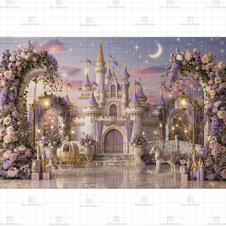 Enchanted Garden Printed Baby Backdrop