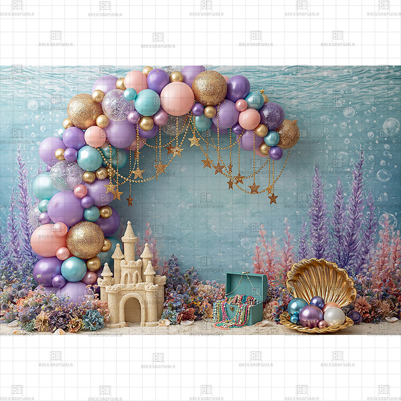 Whale Arch printed Baby Backdrop