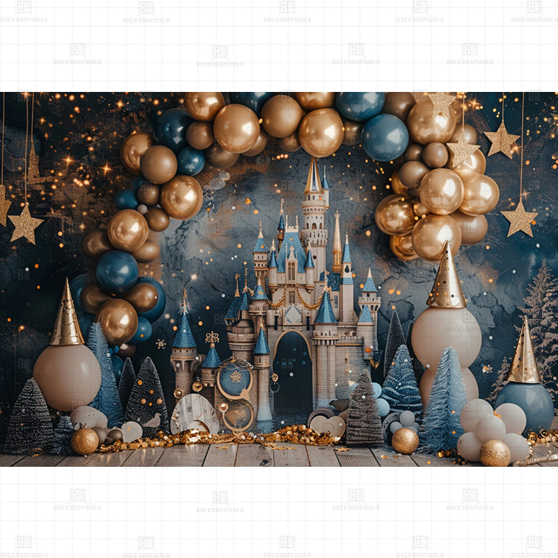Starry Night Printed Baby Backdrop