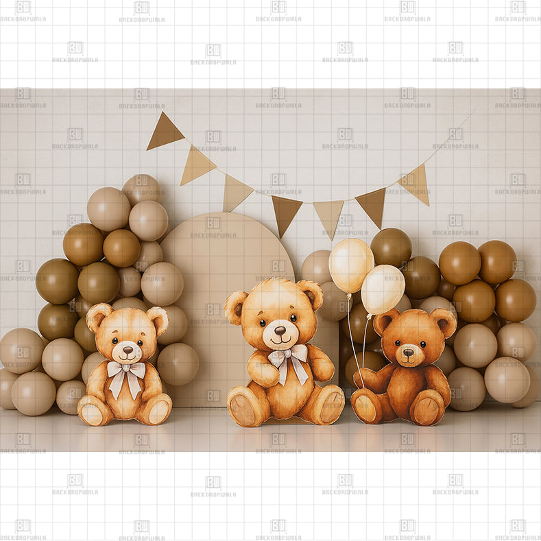 Floral Fairy Birthday Printed Baby Backdrop