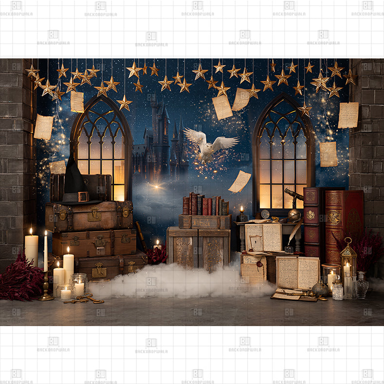 The Wizard Shop Printed Baby Backdrop
