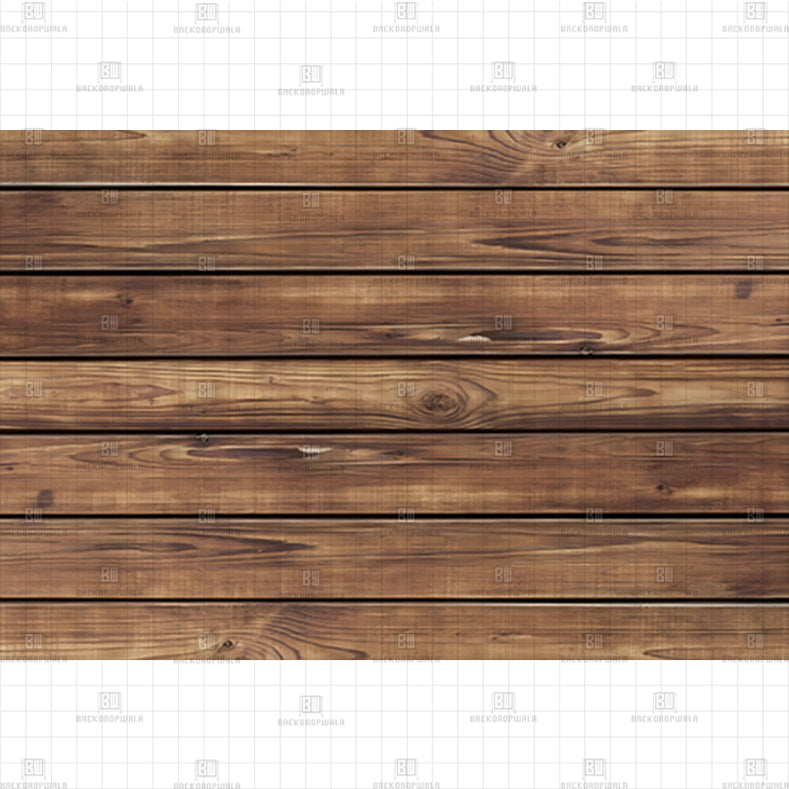 Horizontal Wood Planks backdrop Printed Baby Backdrop